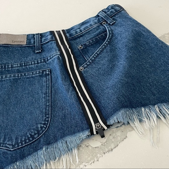 Carmar Los Angeles Beatrice Zip Front Denim Skirt - Picture 8 of 12
